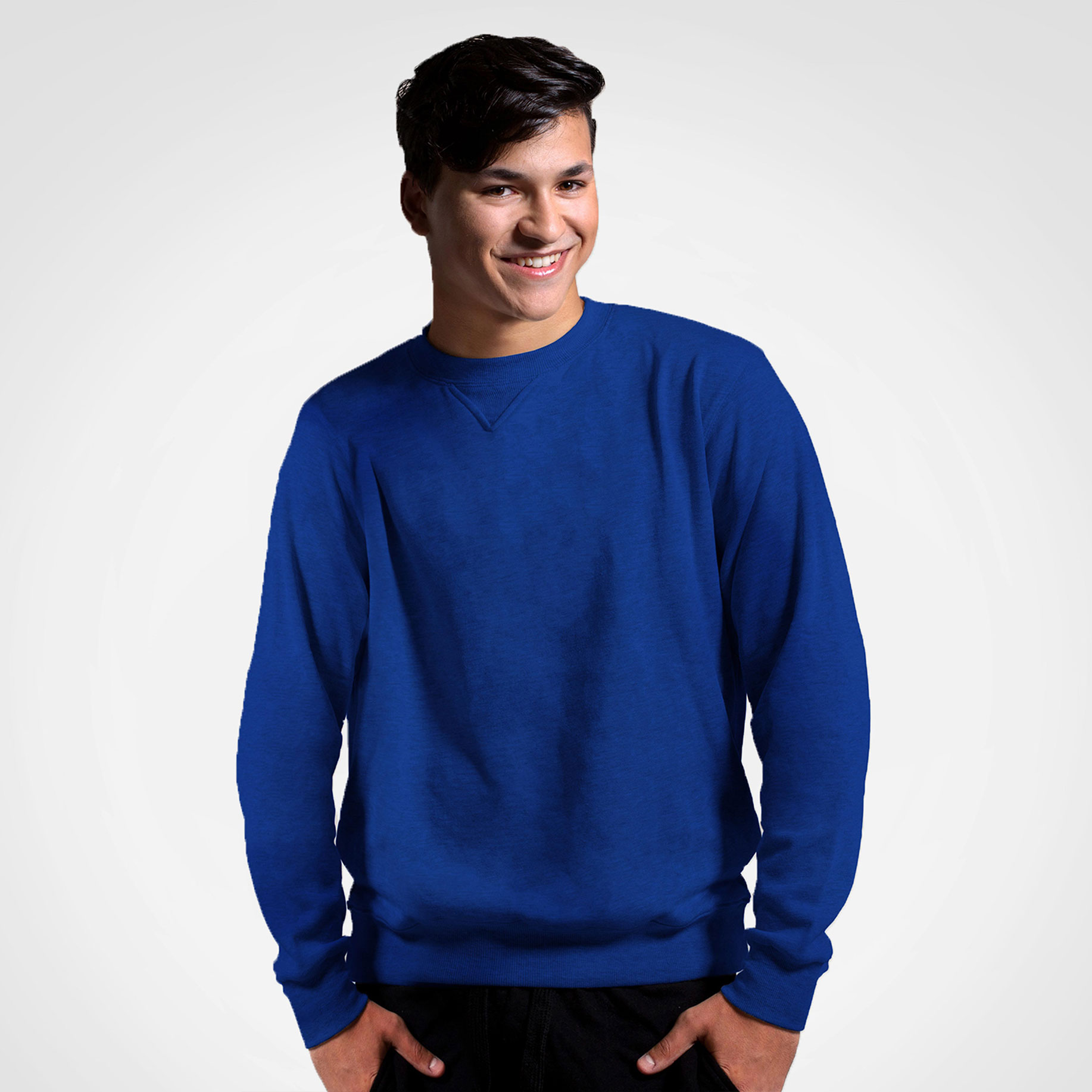 Basic-crewneck-Sweater-model