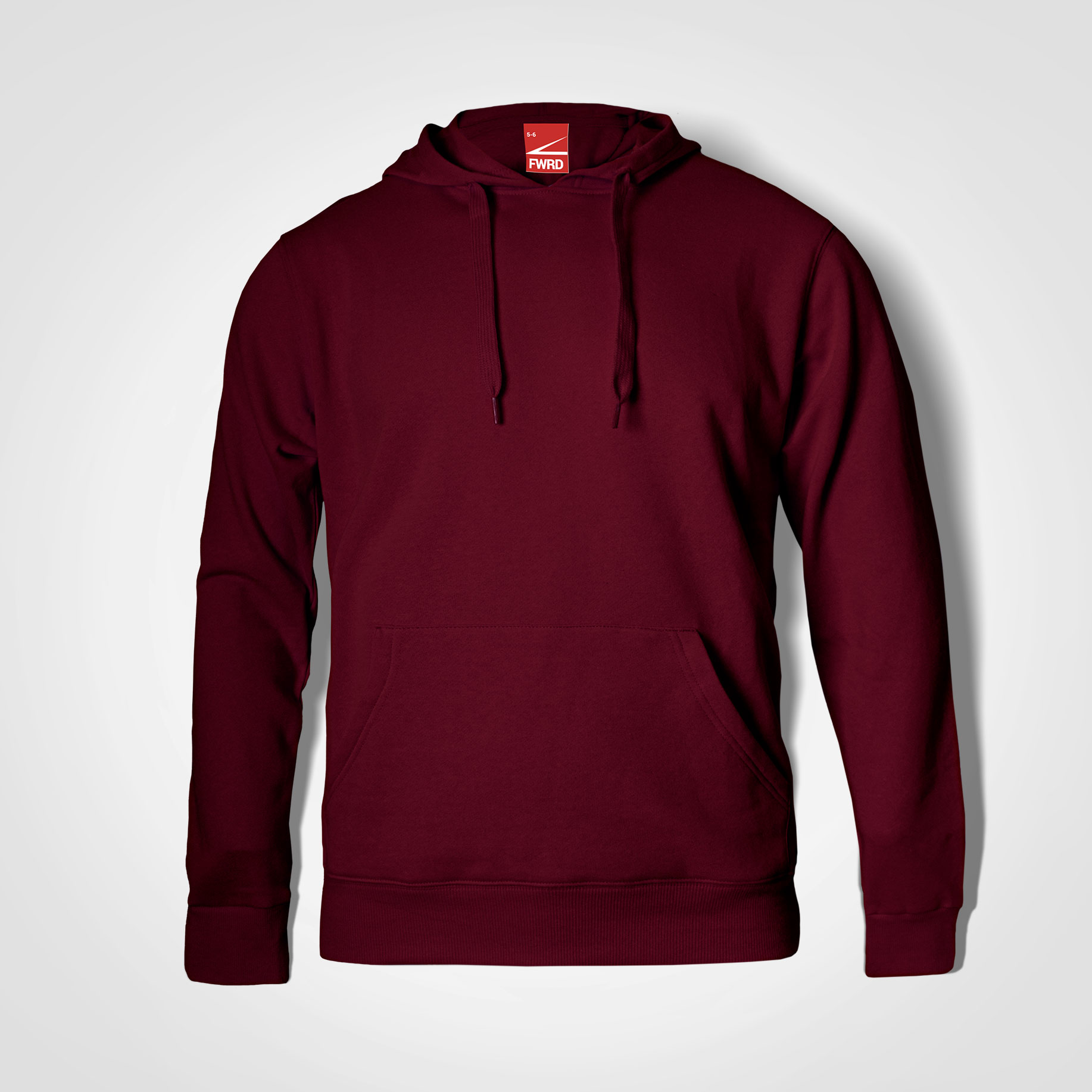Kids-Hoodie-Burgundy
