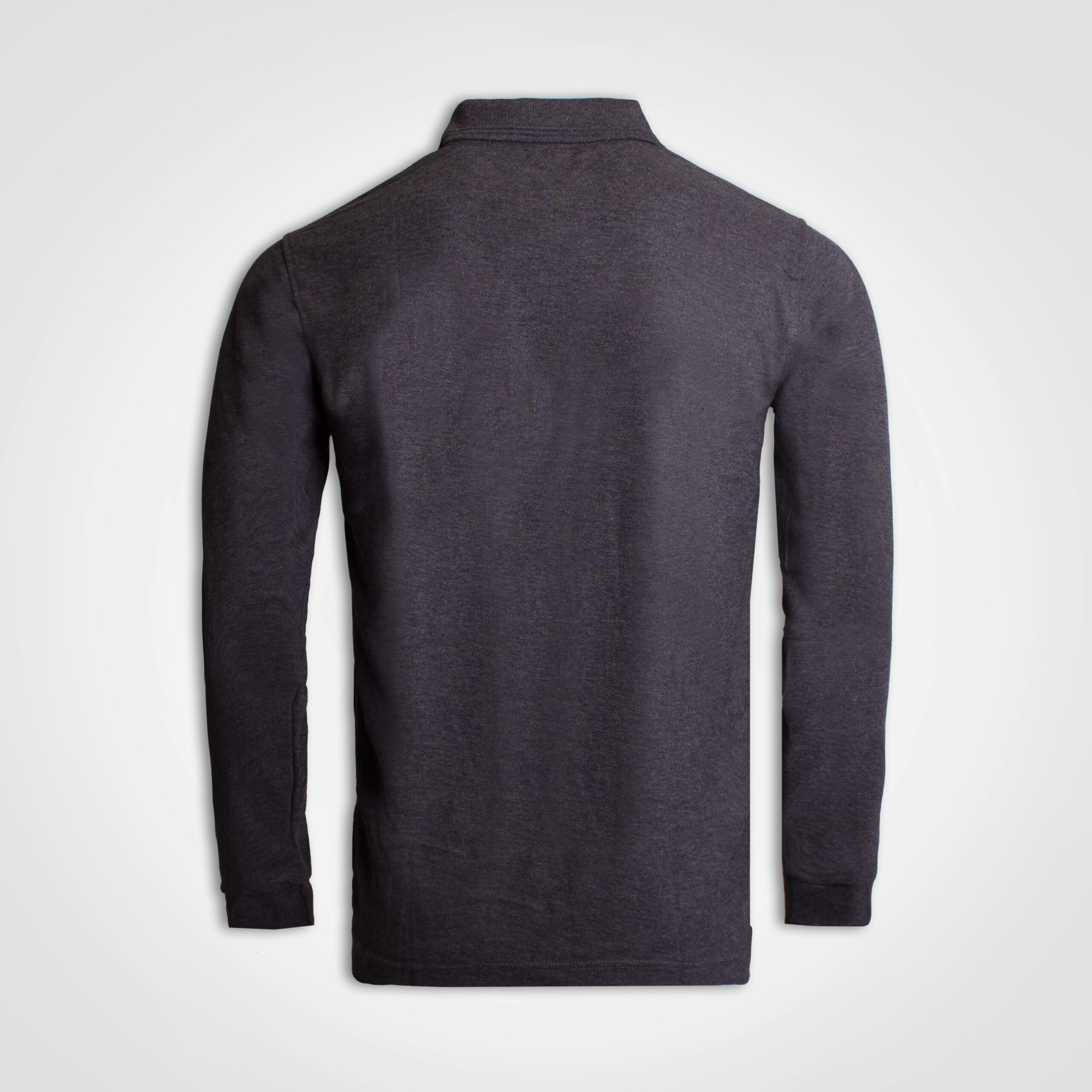 Long-Sleeve-Golfer-Charcoal-Melange-backview
