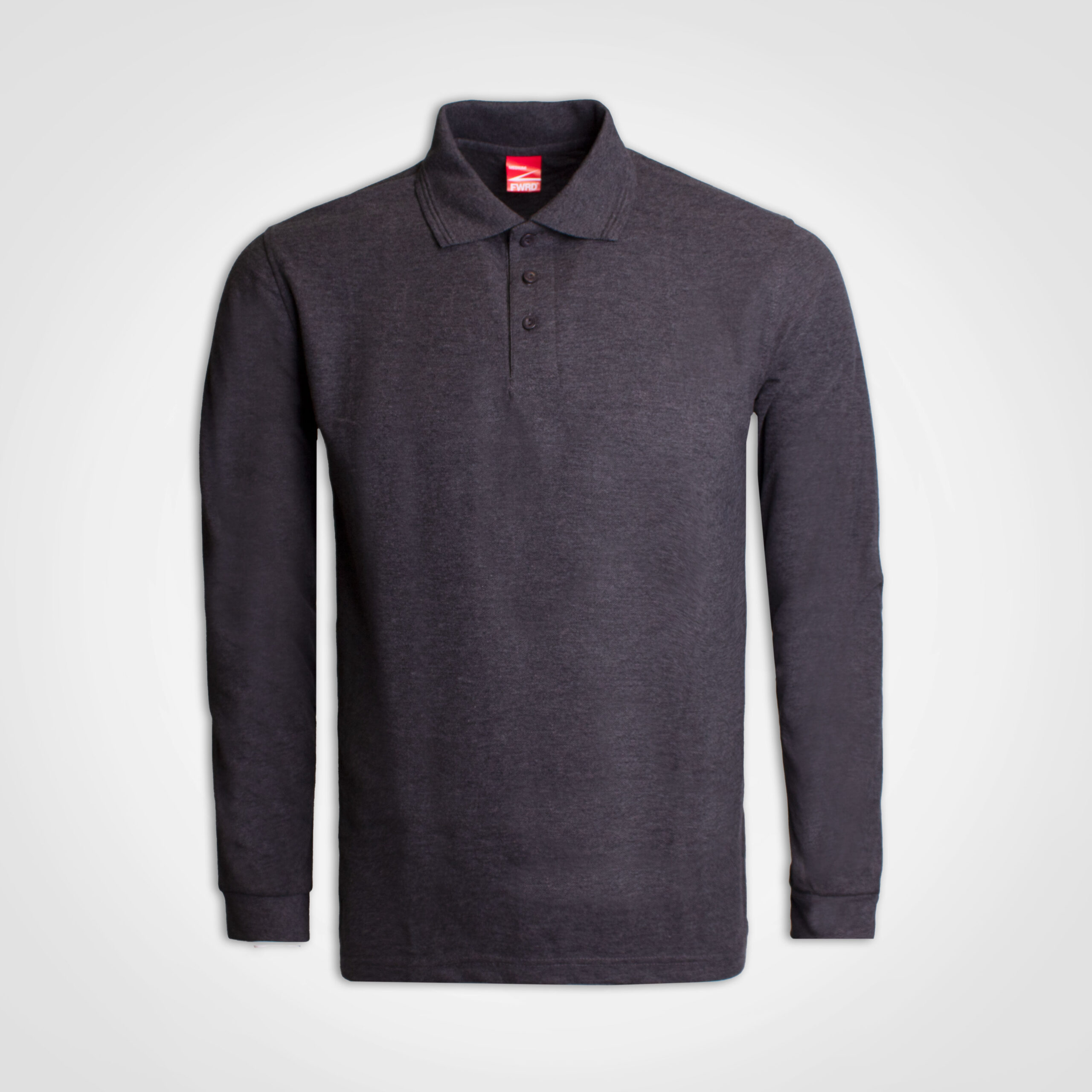 Long-Sleeve-Golfer-Charcoal-Melange