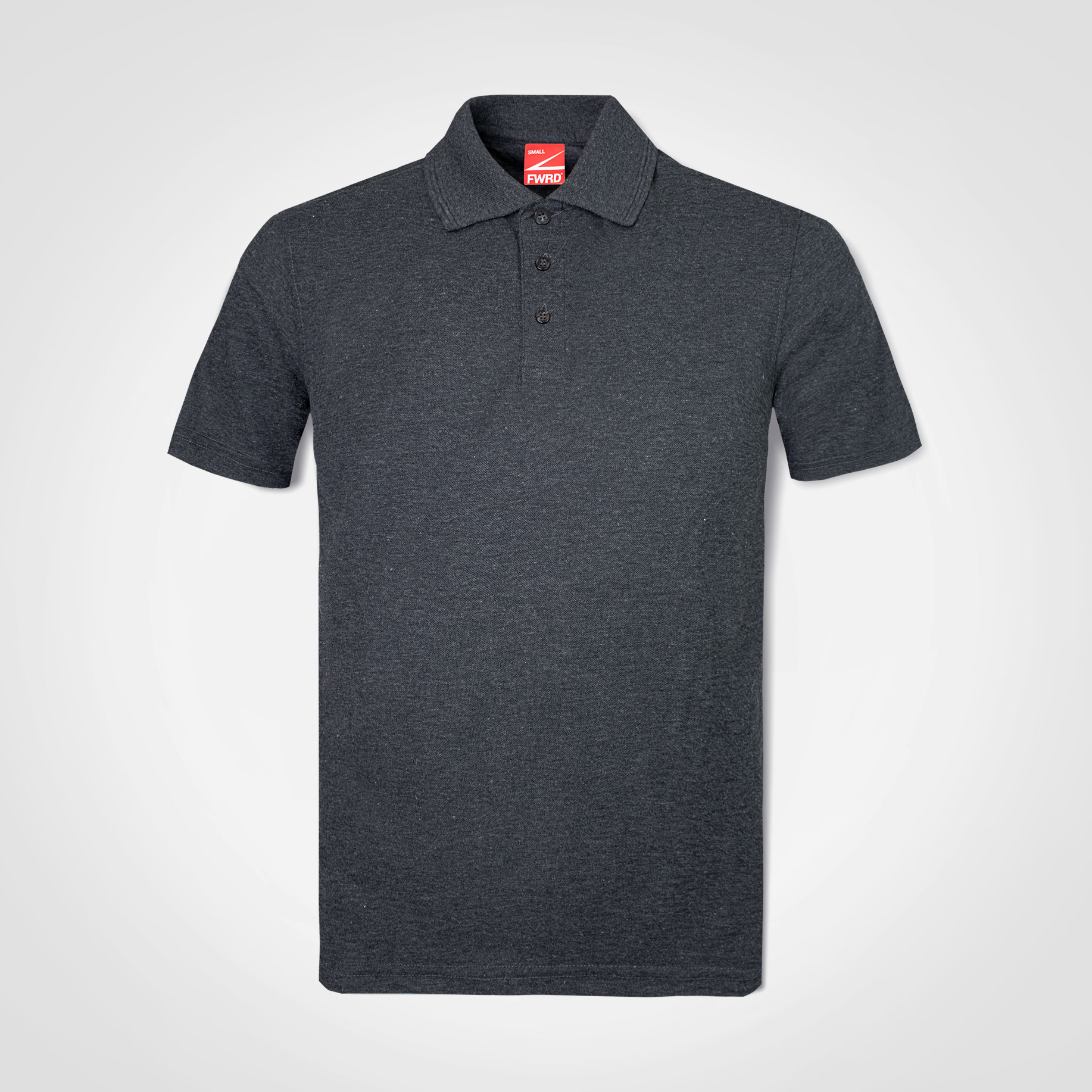 Mens-Golfer-Charcoal-Melange-Front