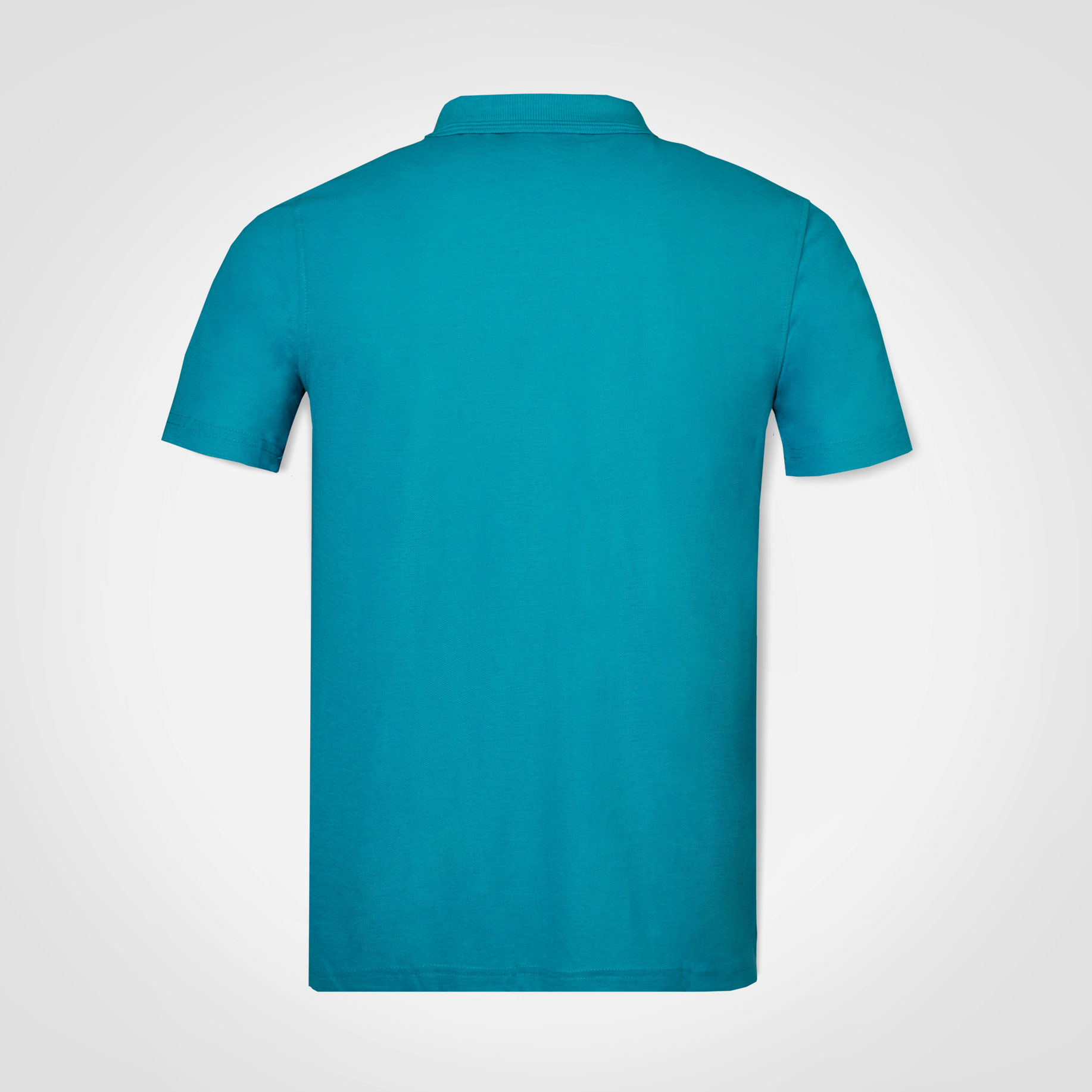 Mens-Golfer-Turquoise-Backview
