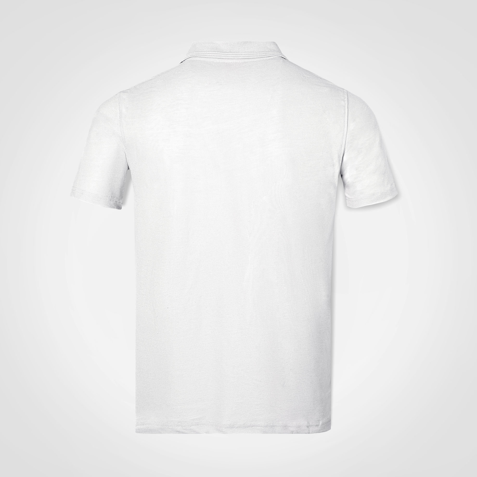 Mens-Golfer-White-Backview