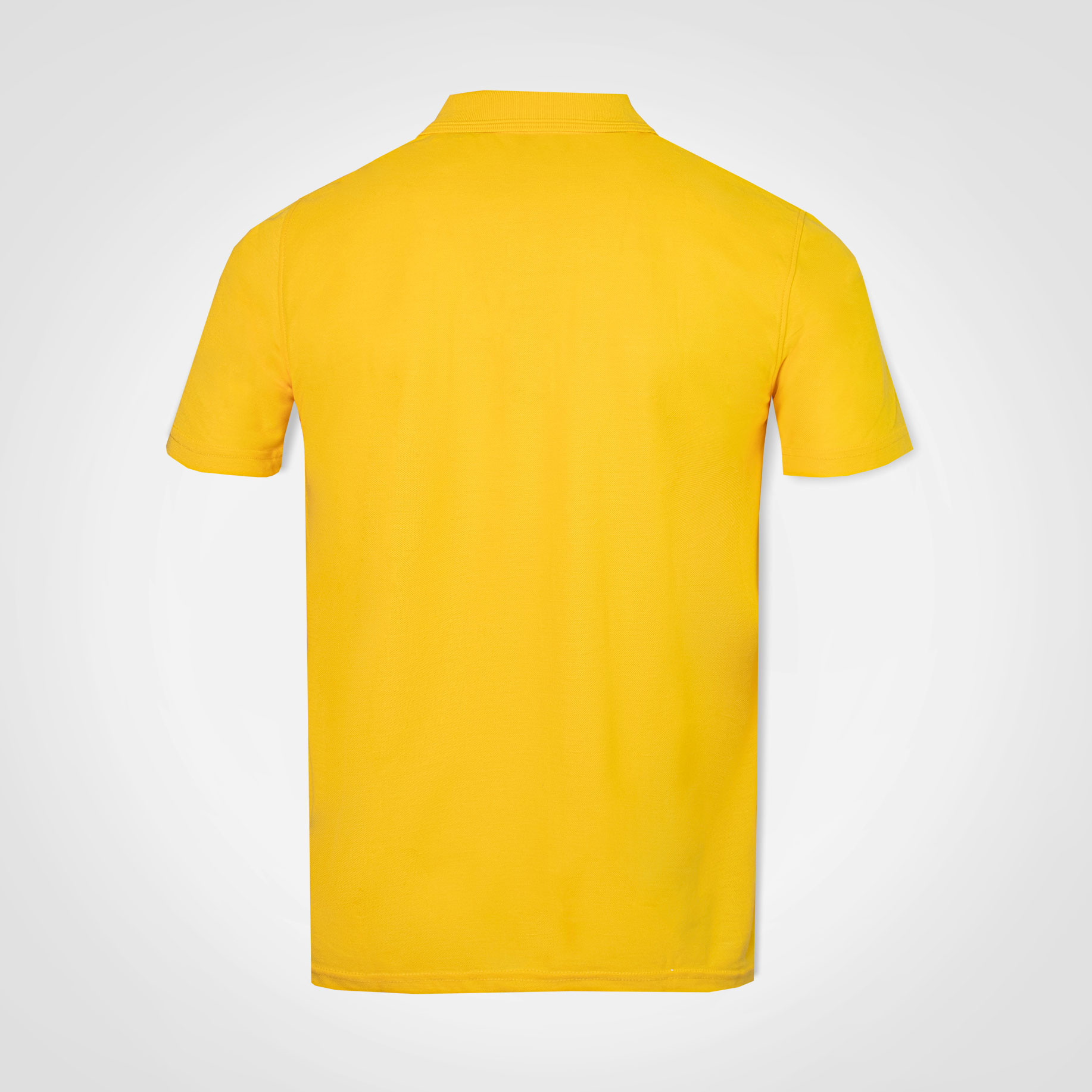 Mens-Golfer-Yellow-Backview