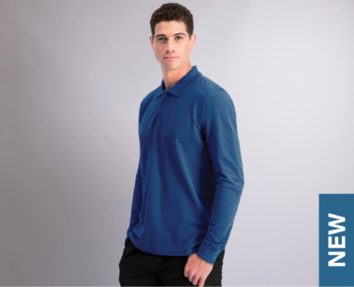 Mens Long Sleeve Golfer Model