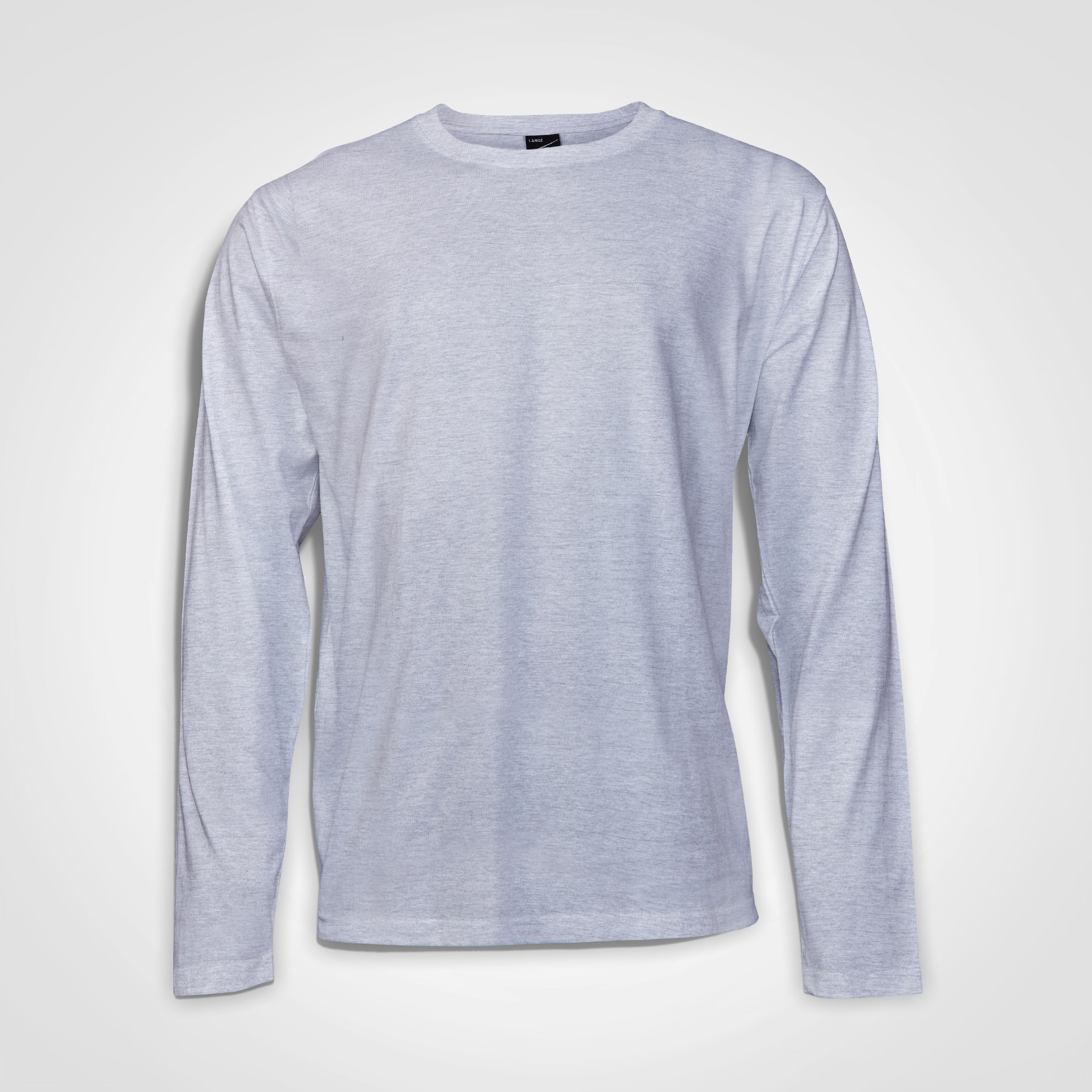 Premium-Long-Sleeve-T-Shirt-Grey-Melange