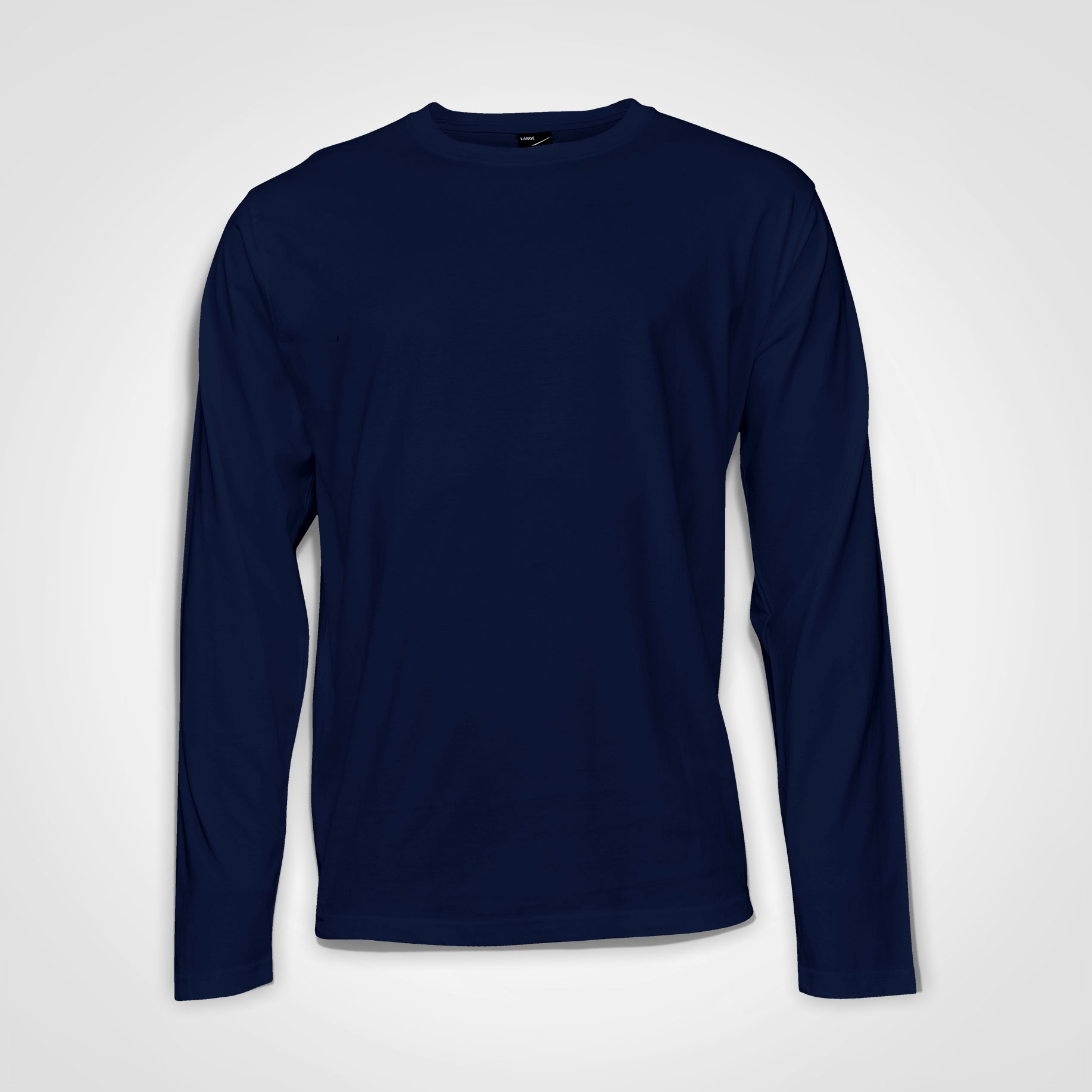 Premium-Long-Sleeve-T-Shirt-Navy