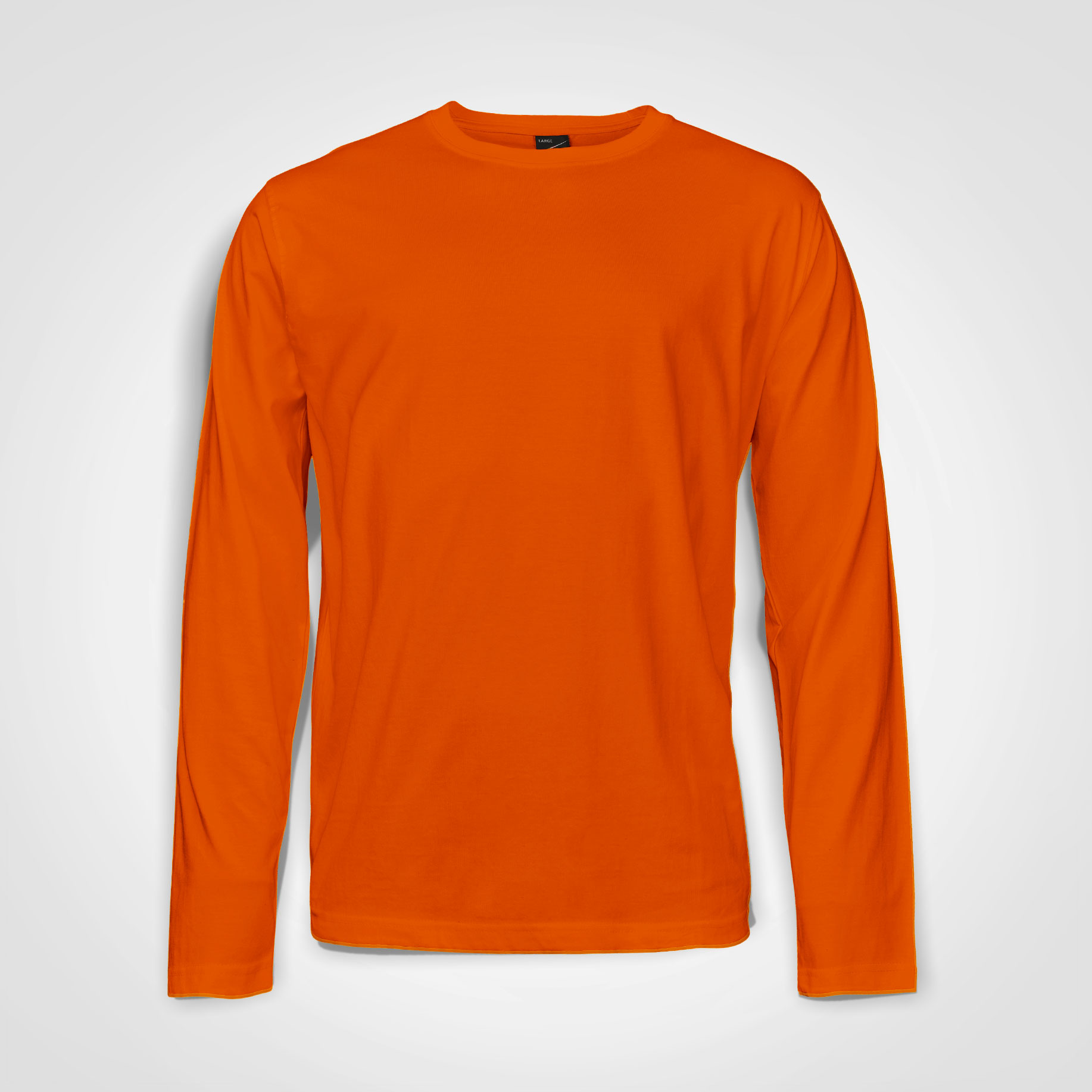 Premium-Long-Sleeve-T-Shirt-Orange