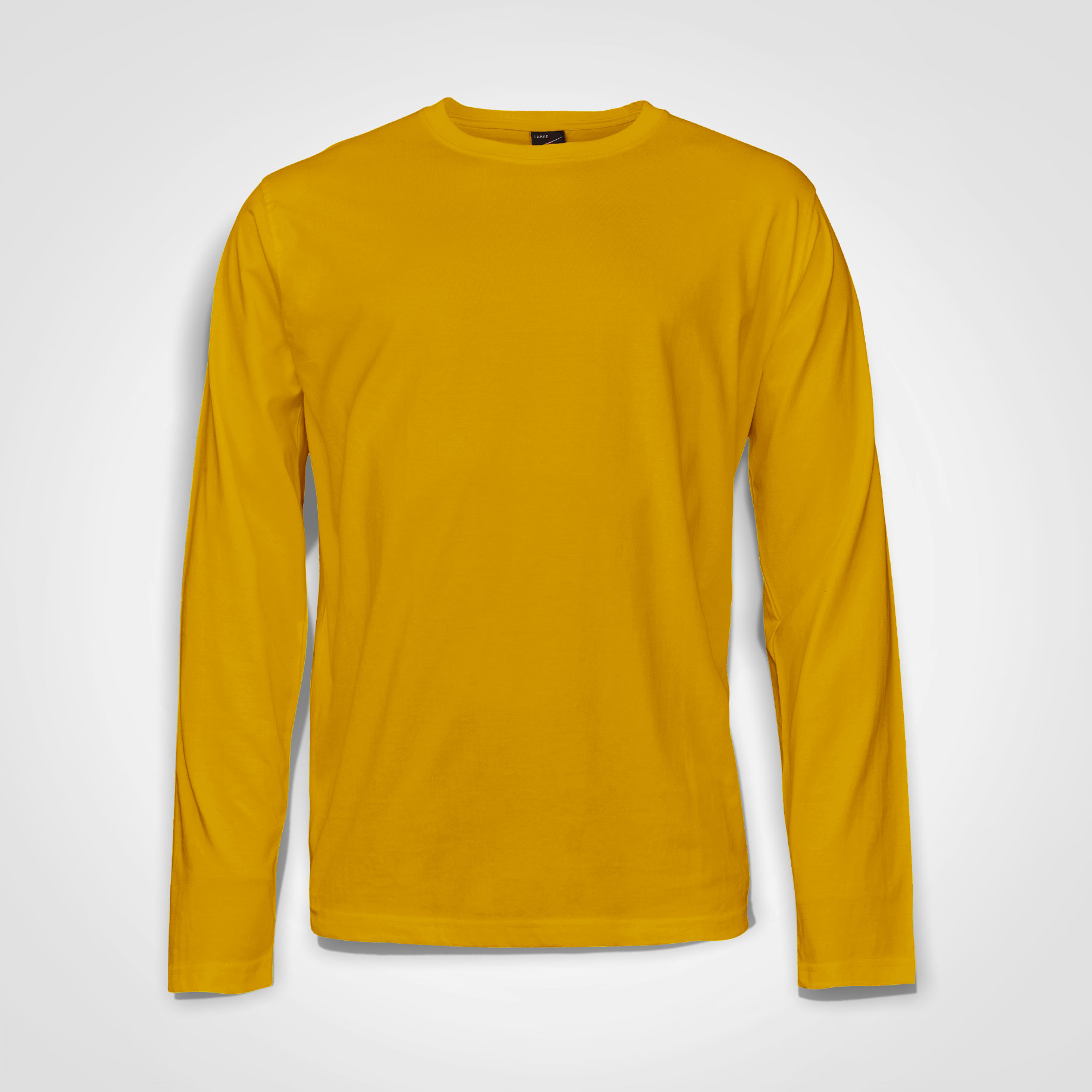 Premium-Long-Sleeve-T-Shirt-Yellow