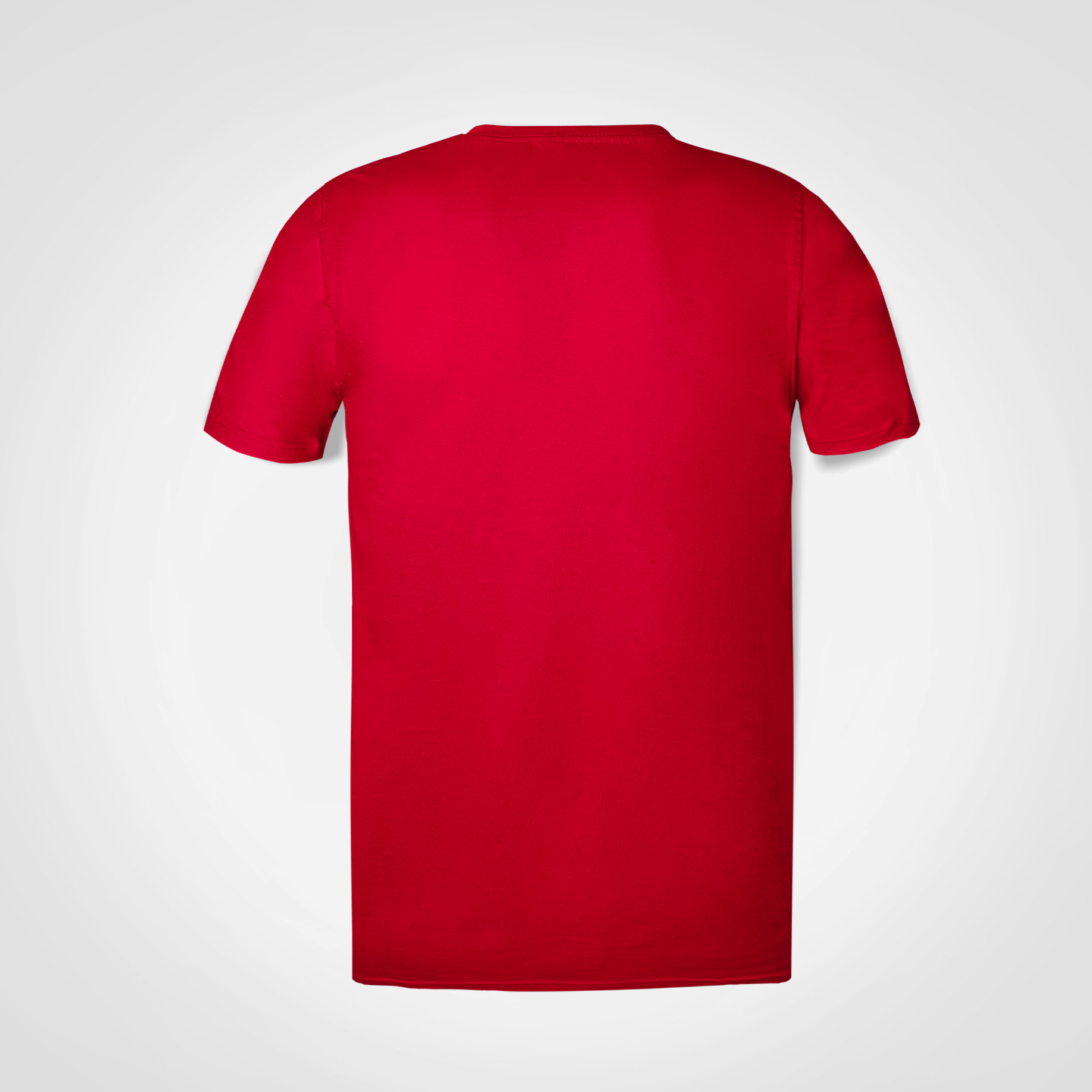 Premium-T-Shirt-Red-Backview